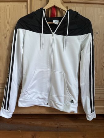 Adidas Trainingsjacke Schwarz Weiss Grösse XS Damen