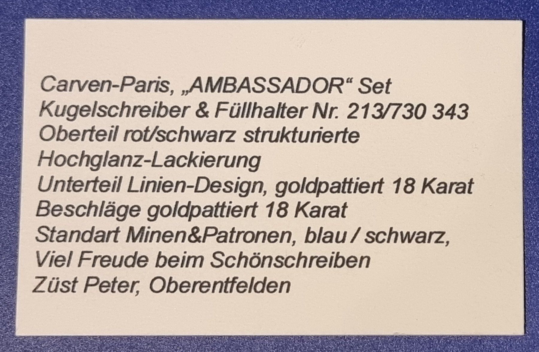 Profumi & Eau de Toilette: Carven Paris "Ambassador"-Set vergoldet – Nuovo (secondo la descrizione) da Lostorf venduto da Dalbi 3