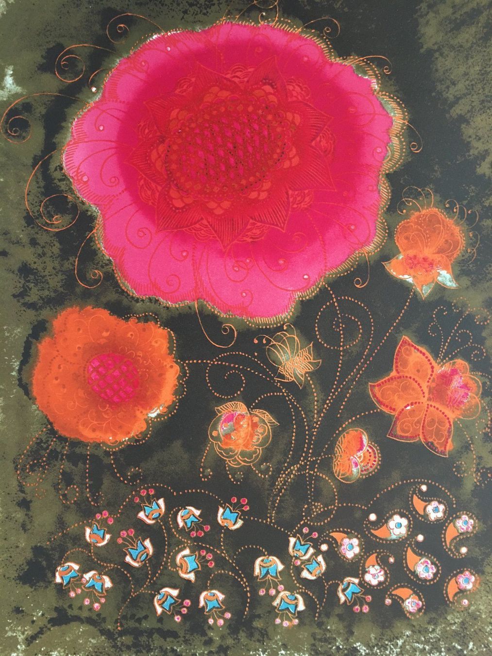 Grafiken & Lithographien: "Florale Komposition" – Gebraucht aus Nennigkofen von juhit