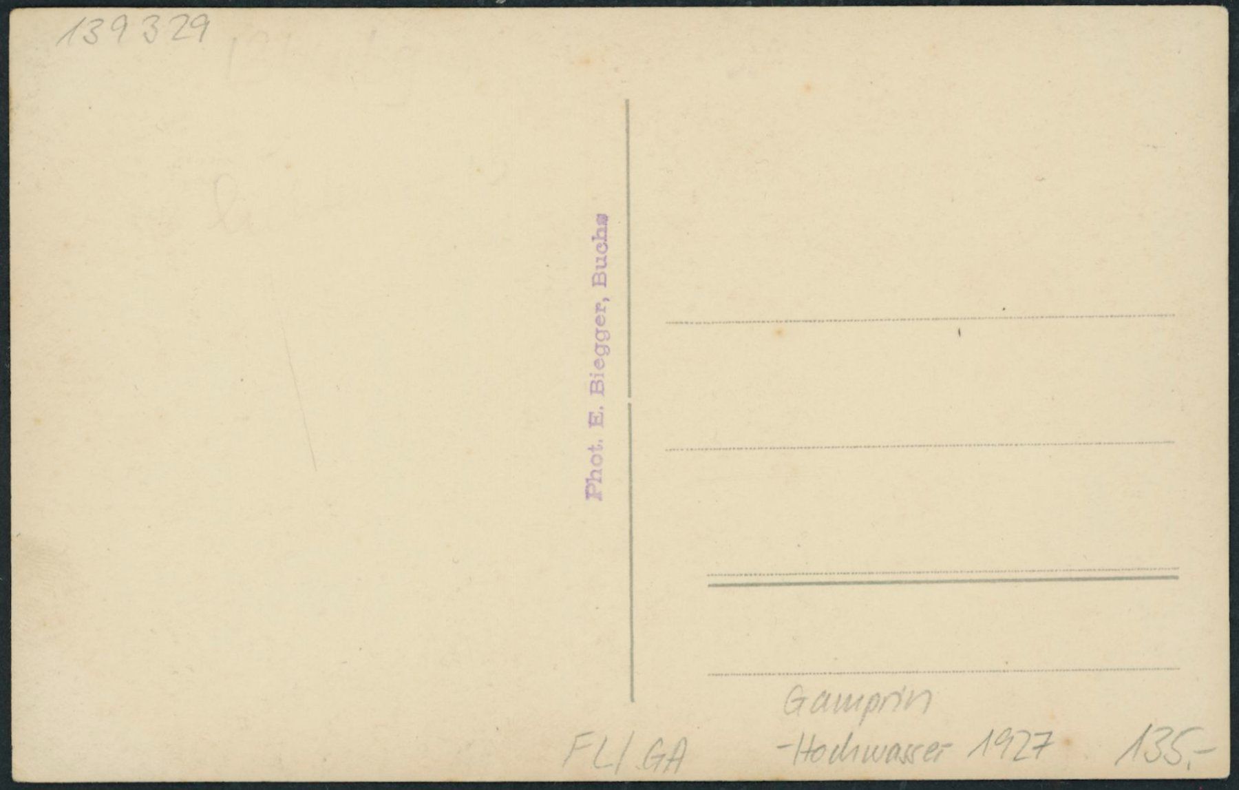 Cartes postales: FL Gamprin - Hochwasser - Katastrophe – Neuf (Voir description) à Schindellegi par masutka7 1