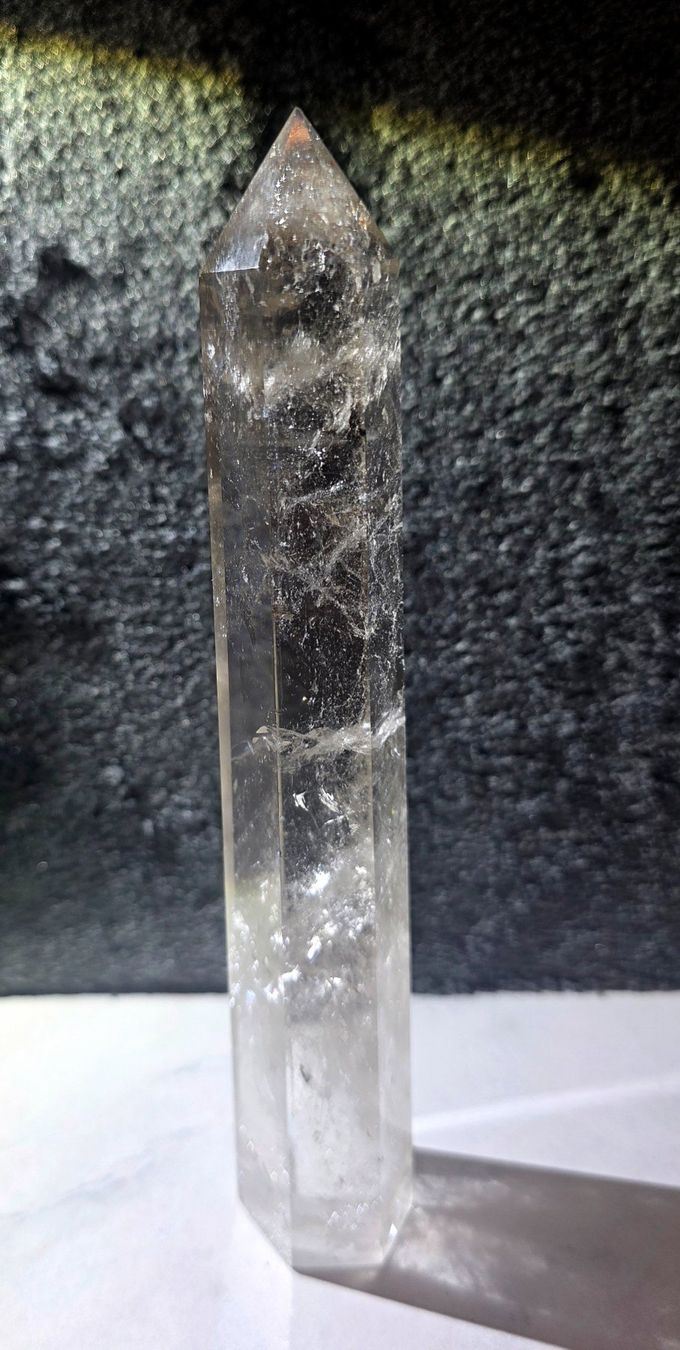 Minerali & Pietre curative: Bergkristall Obelisk M 287g – Nuovo e nell'imballaggio originale da Matzingen venduto da Shay_Crystalz 1