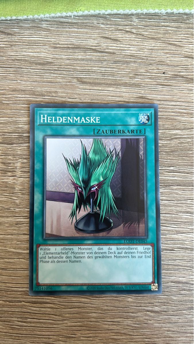 Yugioh Sammelbilder & Trading cards: Yugioh Heldenmaske LODT-DE045 – Neu (gemäss Beschreibung) aus Kaiseraugst von Baum_12