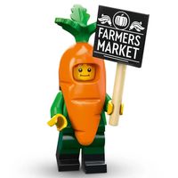 CARROT MASCOT LEGO MINIFIGURE 71037 serie 24 new in ope‪‪n