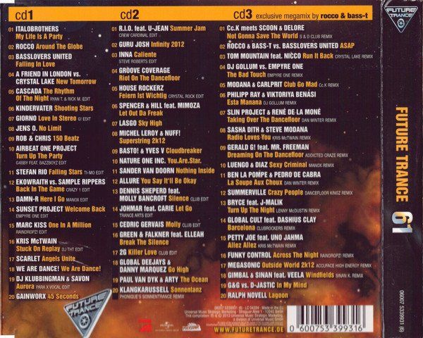 CDs: Various – Future Trance 61 - Vergriffene 3 CDs! – D'occasion à Brittnau par Zibu 1