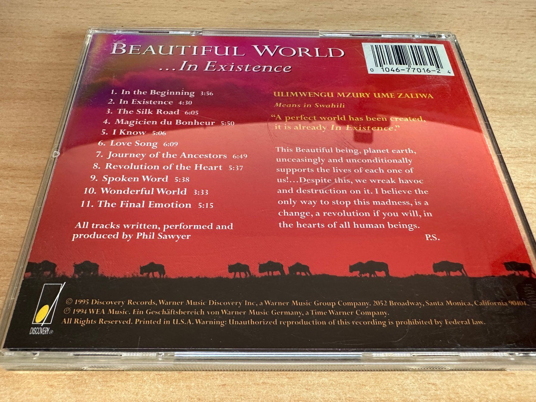CD: Beautiful World – ... In Existence – Usato da Rikon im Tösstal venduto da Alpenmutz 1