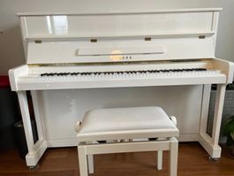 Klavier Yamaha P116G, Weiss, Top Zustand, Inkl. Hocker