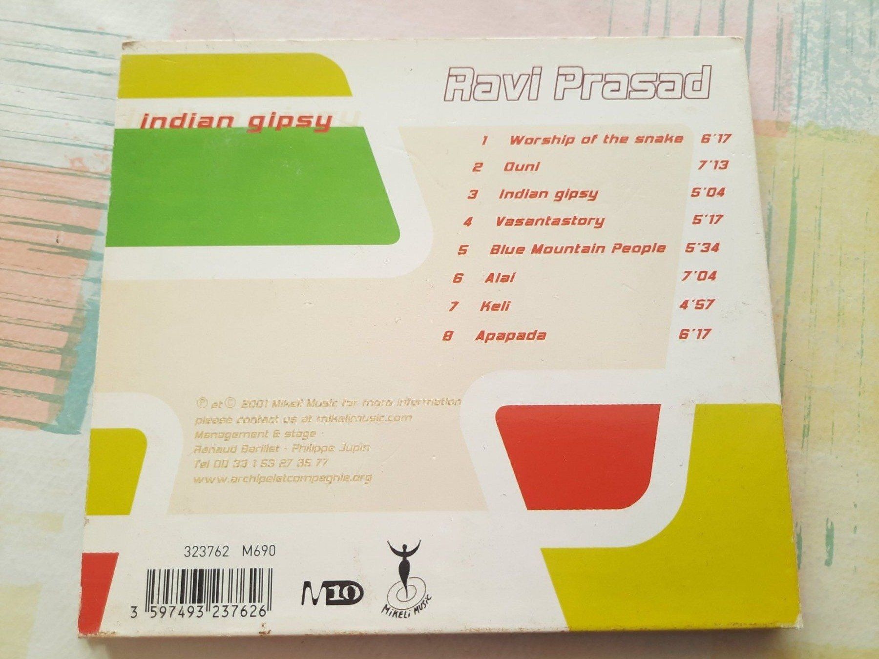 CD: CD Ravi Prasad - Indian Gipsy – Usato da Pully venduto da bro_n52j 1