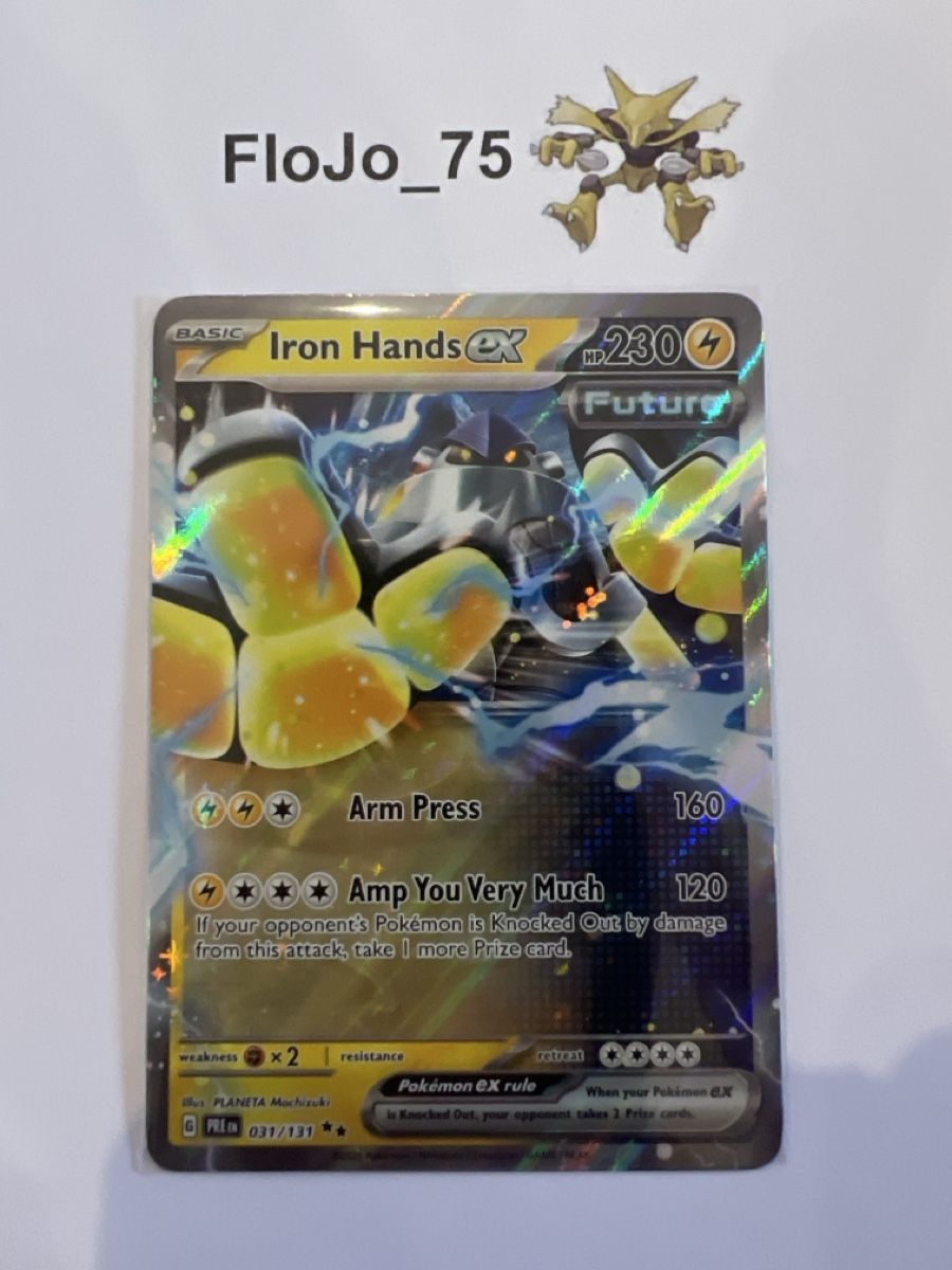 Pokémon Carte collezionabili: Iron Hands ex 31/131 – Usato da St-Blaise venduto da FloJo_75