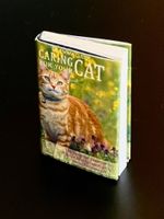 Miniaturbuch "Caring for your Cat" für die Puppenstube.
