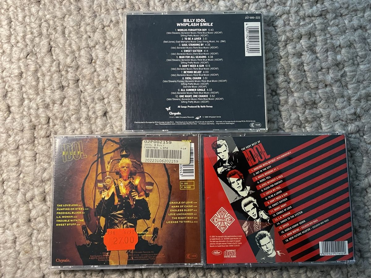 CD: 3x Billy Idol – Usato da Reinach AG venduto da trigger7811 1