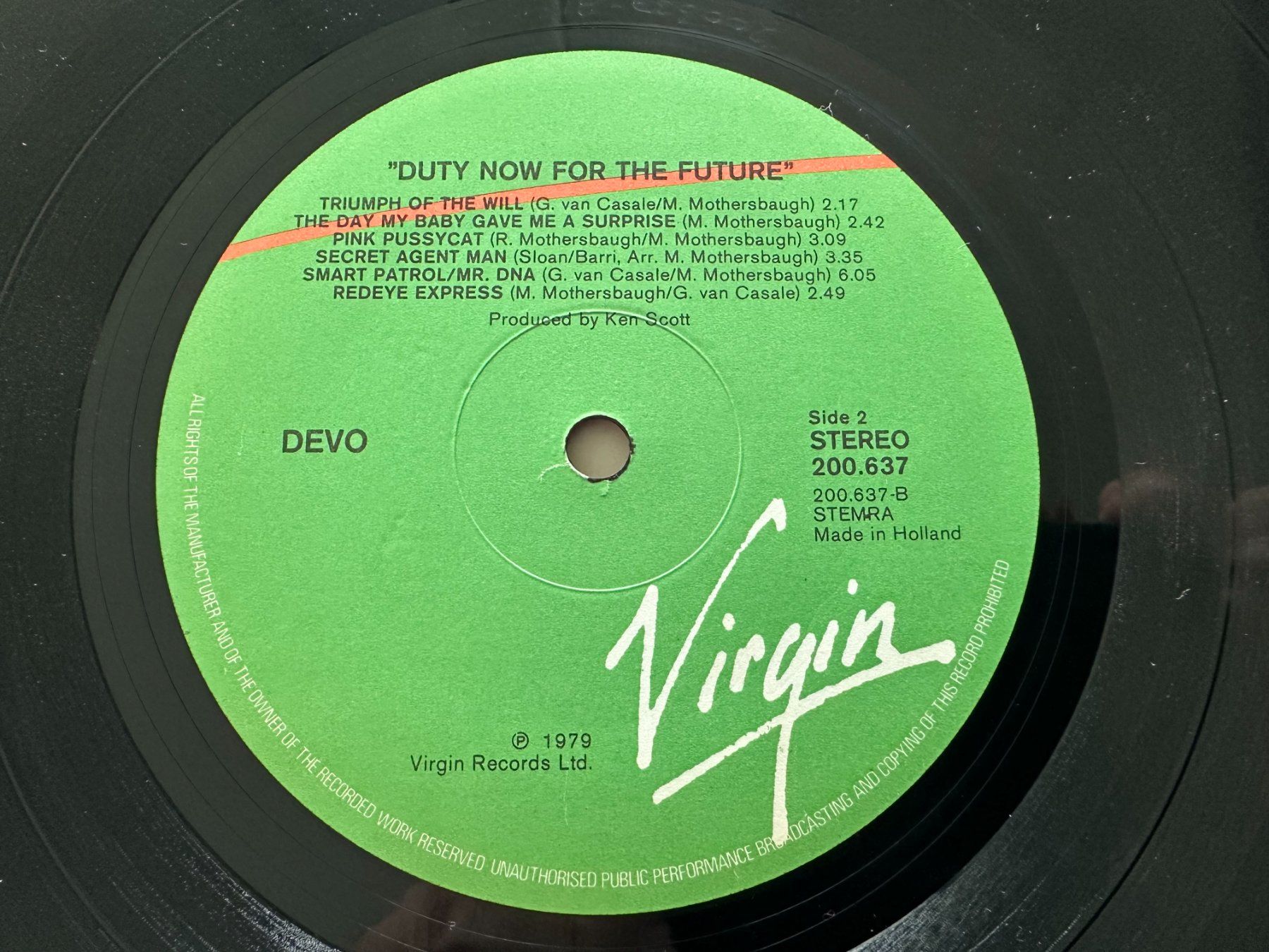 Dischi in vinile: DEVO LP DUTY NOW FOR THE FUTURE – Usato da Sion venduto da jaipur1401 3