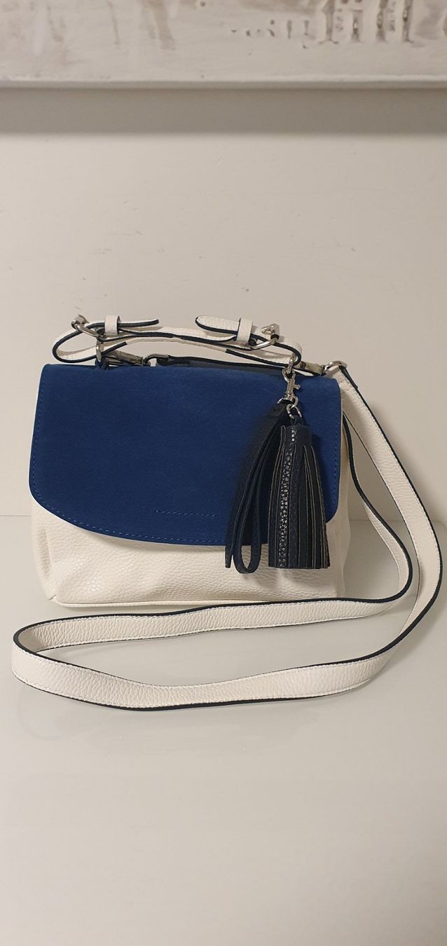 Zara Borse da donna: Handtasche Blau/weiss Neu – Nuovo (secondo la descrizione) da Stansstad venduto da InStyle8 1