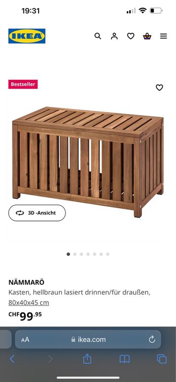 IKEA Truhe aus Buchenholz Kaufen auf Ricardo