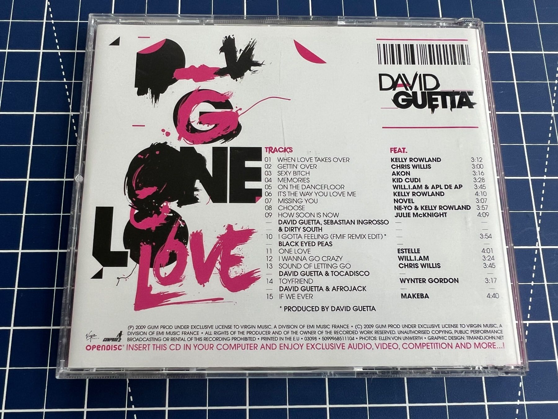 CD: David Guetta – One Love – Usato da st.gallen venduto da sophiephie 2