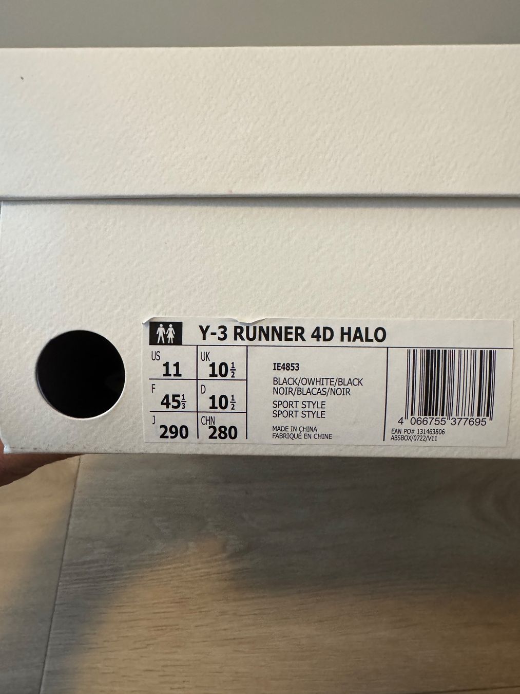 Y-3 Scarpe da uomo: Adidas Y-3 4d Runner Halo Gr. 45 1/3 – Usato da Wädenswil venduto da Sneakerio 3