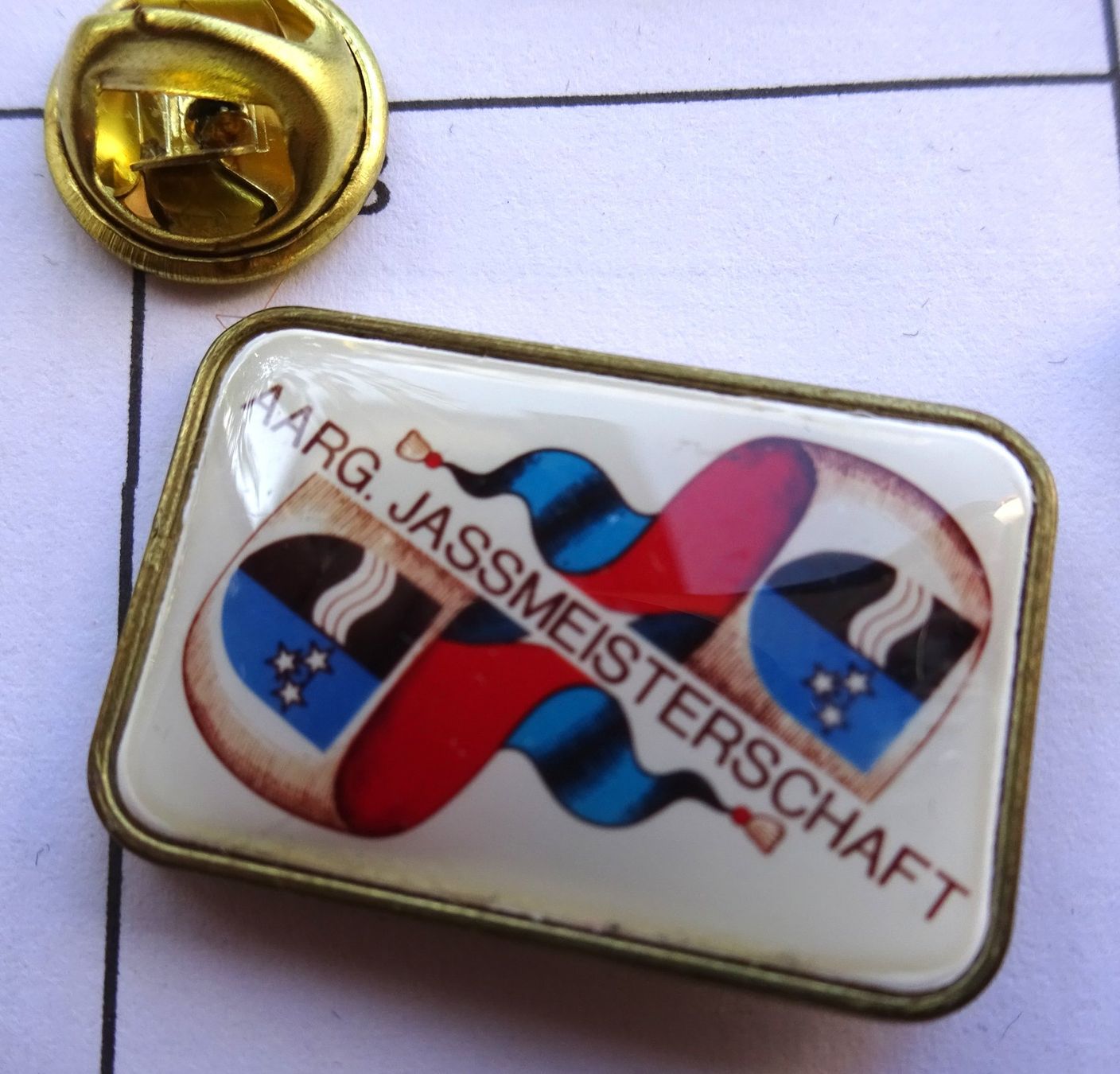 Placchette & Badge: Pin AARGAUER Jassmeisterschaft – Usato da Utzenstorf venduto da BUtter81