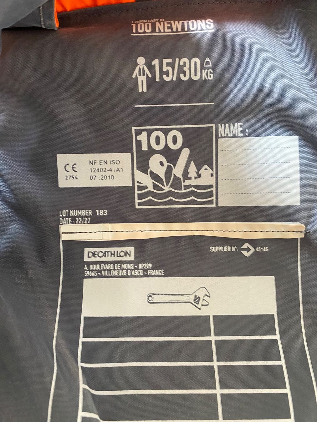 Decathlon Gilets de sauvetage: Schwimmweste 15-30kg – D'occasion à Zürich par ev_ve 1
