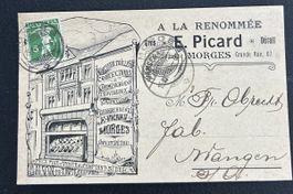 Postkarte Morges E.Picard 1909