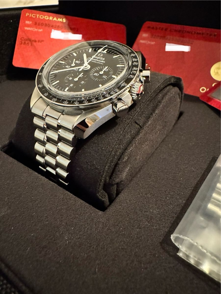 Omega Uhren: Omega Speedmaster Moonwatch, ref. 310.30.42.50.01.002 – Neu (gemäss Beschreibung) aus St-Gingolph von emergency_one
