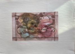 Druck, Kunst-Zeichnung