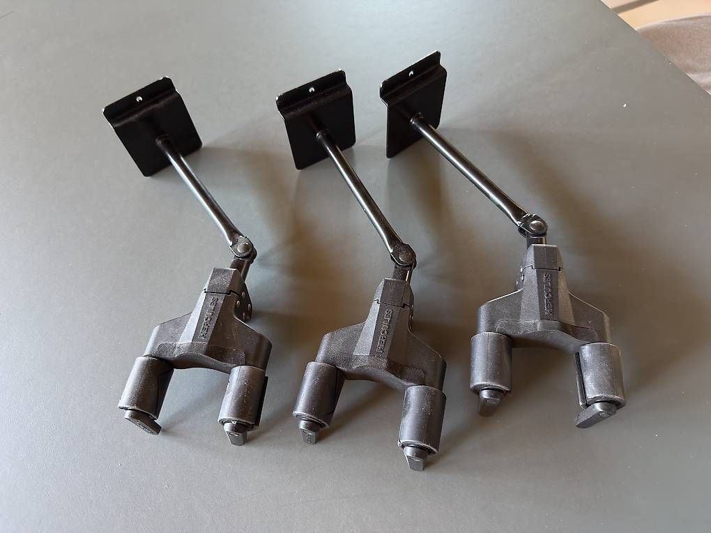 Strumenti musicali: Guitars rail wall system + 3 guitar hanger  – Usato da Kappel am Albis venduto da simbiosi 1