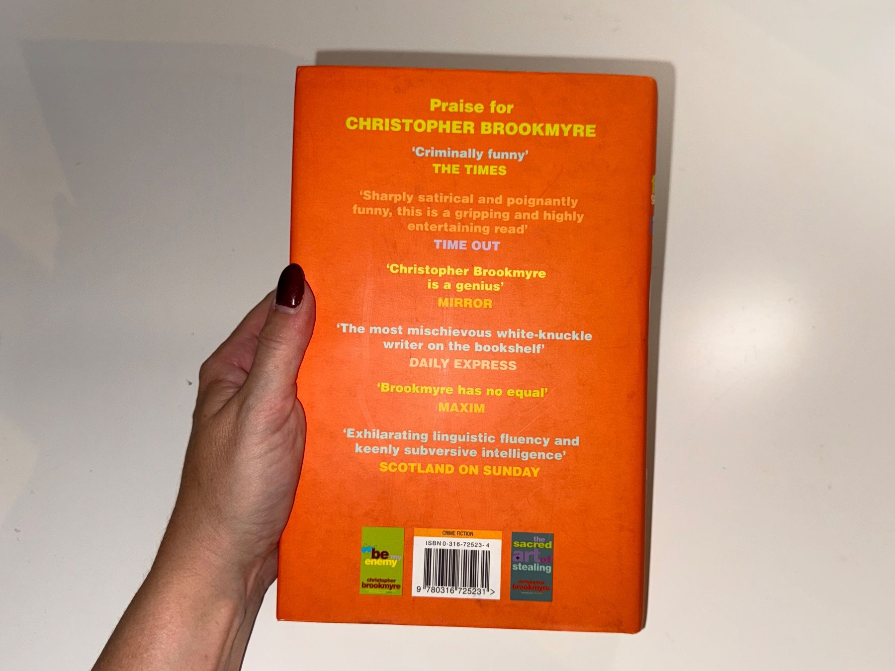 Libri: NOVEL: Christopher Brookmyre, All fun and games until ... – Usato da Grosswangen venduto da English_books 9