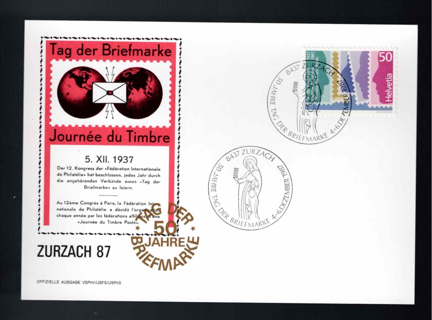 Alle Briefmarken: CH FDC Einzelmarke 1987 – Gebraucht aus Koblenz von Markenhimmel