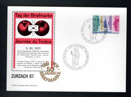 CH FDC Einzelmarke 1987