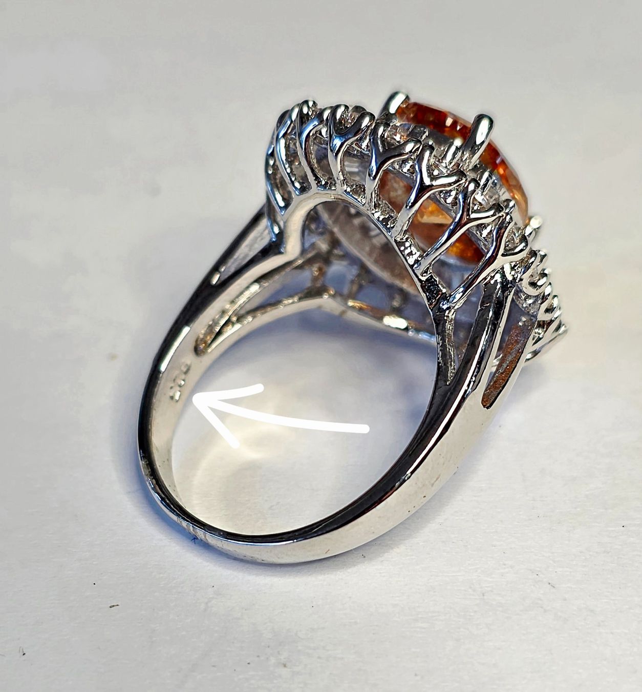 Bagues: Edelstein Silber Fingerring – Neuf (Voir description) à Zürich par adriben 3