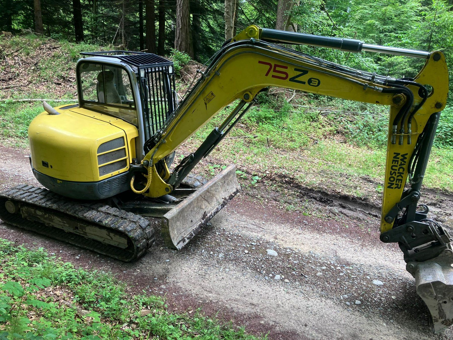 Wacker Neuson Bagger: Bagger Wacker Neuson 75Z3 – Gebraucht aus Ersigen von Forstfichte 1
