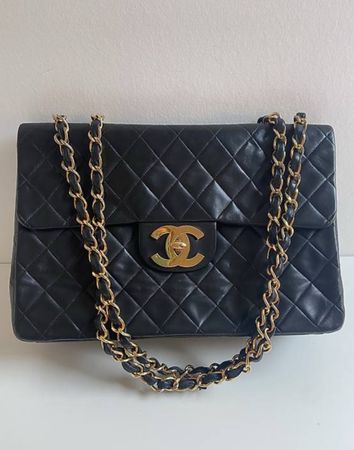 Chanel sac Maxi Jumbo vintage bag 34cm