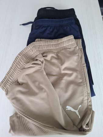 3 Puma Jogginghose Zipper man Size L in blau braun schwarz