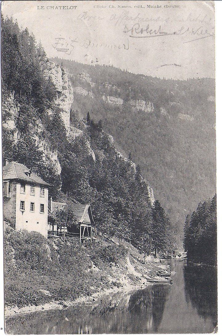 Cartoline postali: LE CHÂTELOT – Usato da Les Verrières venduto da Scampi0