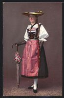 S'Bäseli us em Freiamt, Frau in Tracht 