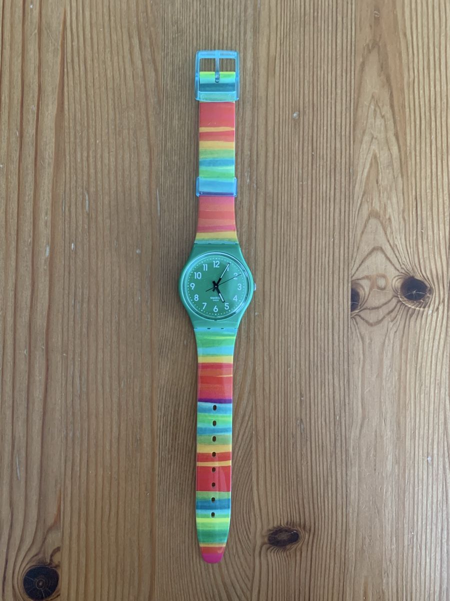 Swatch Montres: Swatch hellgrün/farbig (ohne Batterie) – D'occasion à Zürich par Mar_Ger