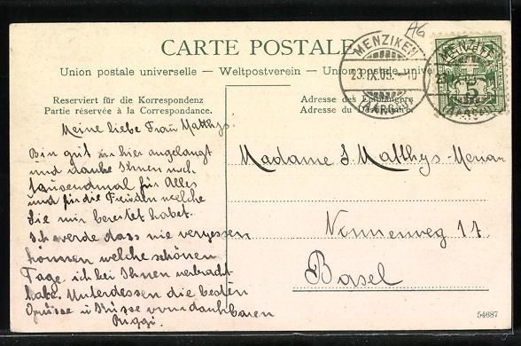 Cartes postales: Menziken, Strassenpartie mit Buchdrucker – D'occasion à Berlin par bartko-reher 1
