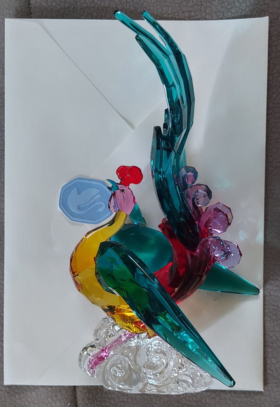Swarovski Statuette: Original Swarovski Phönix Figur – Usato da Liestal venduto da swary007