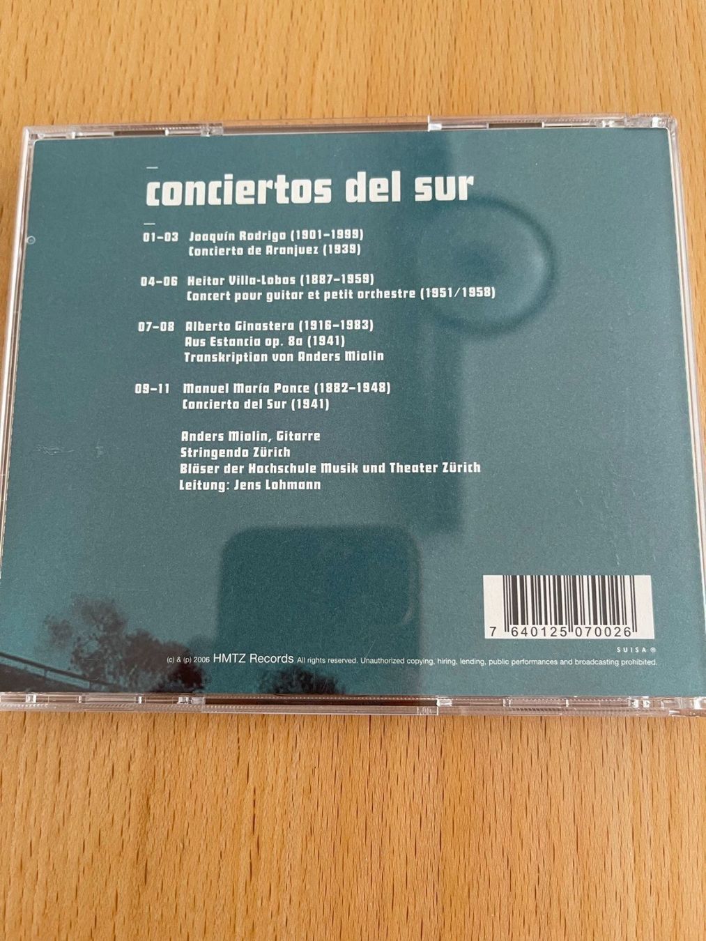 CD: Conciertos del sur – Usato da Rüti ZH venduto da alumedien 1