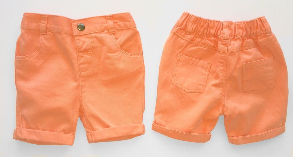 Neuware 50-70% SALE 🛒 Jeans Shorts orange F&F Gr. 74 (Neu und ...