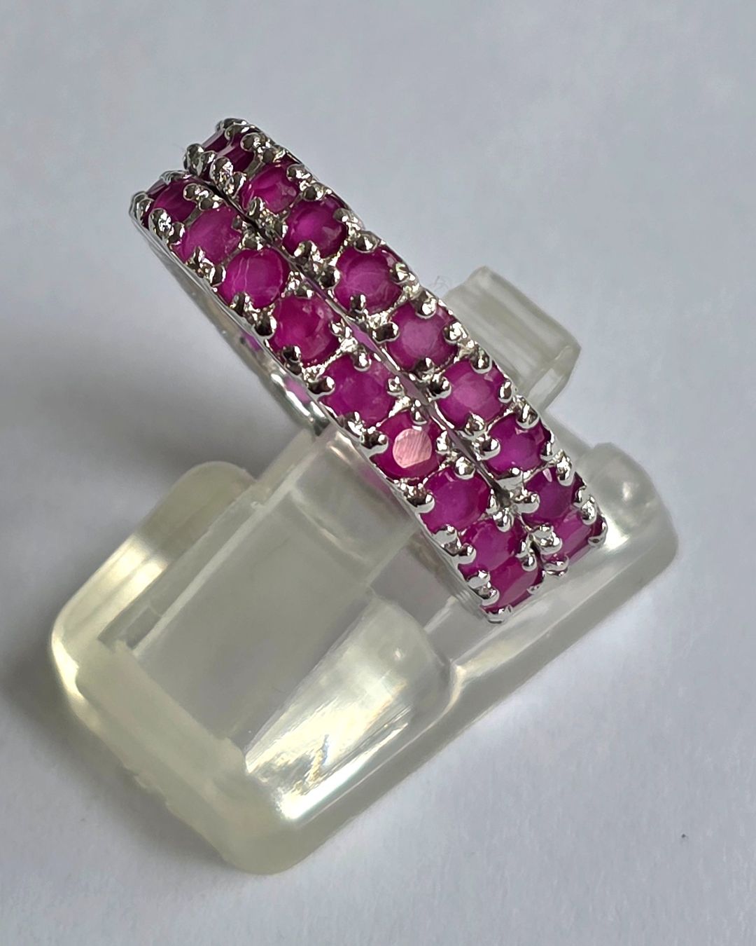 Anelli: Ring Silber Rubin Grösse 57 Neu – Nuovo (secondo la descrizione) da Zürich venduto da adriben 5
