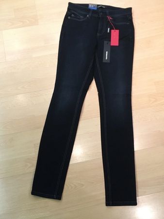 Cambio Damen Jeans Parla 32 inch mitternacht blau Gr 44