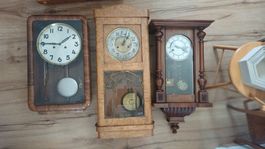 3 Antike Wanduhren