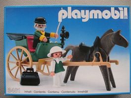 Playmobil 3481 Kutsche mit Doktor von 1985