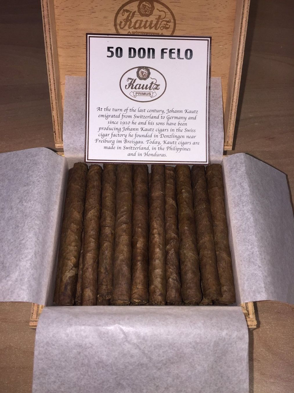 Zigarren: Kautz Don Felo Piccolinos – Neu und originalverpackt aus Walchwil von smokies 1