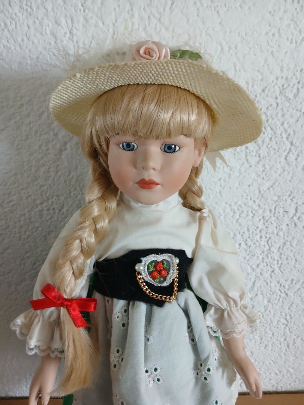 Puppen: porzelan puppe – Neu (gemäss Beschreibung) aus St. Silvester von Rosa-1964