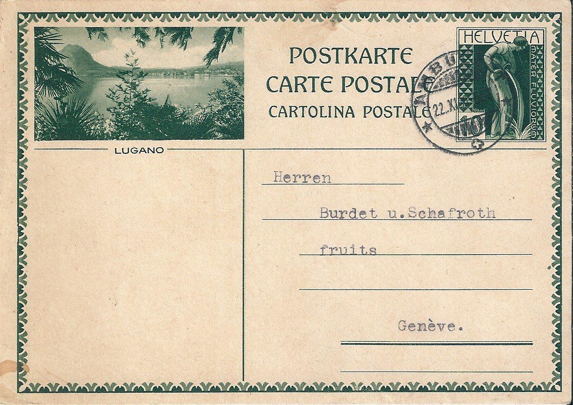 Tutti i francobolli: Carte postale  [LUGANO] – Usato da Belmont-Lausanne venduto da ZarRomanoff