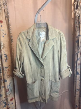 Celine goat leather suede jacket