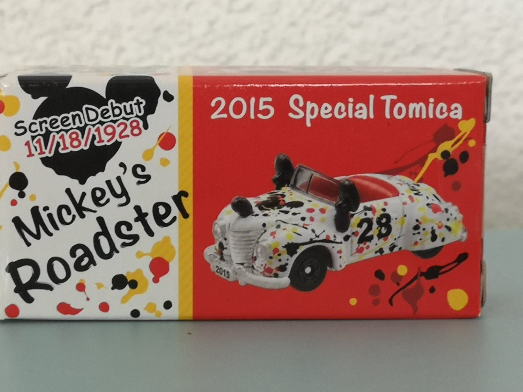 Disney Modellini d'auto: Tomica 2015 Mickey Roadster Disney – Nuovo e nell'imballaggio originale da Echichens venduto da aegis0129
