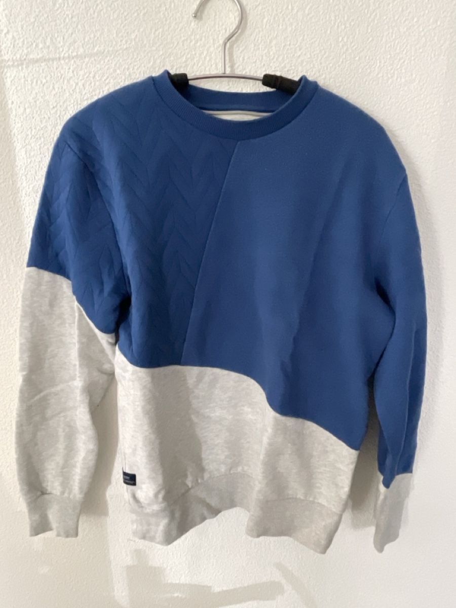 C&A Maglioni & Felpe: Herren Pullover blau grau gemustert gebraucht – Usato da Neuenkirch venduto da balani
