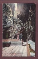 Ende der TAMINASCHLUCHT bei Bad Pfäfers - 1911